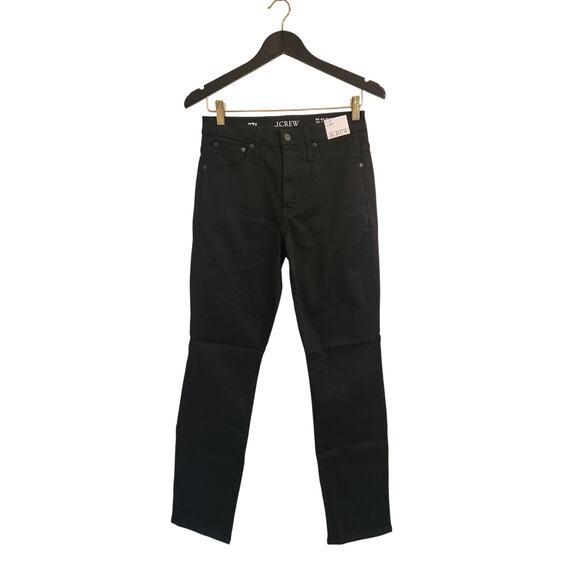 NWT J. Crew Tall Slim Jean Black 27T - Picture 1 of 7